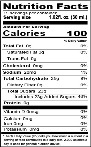 RETAIL SIZE - STRAWBERRY SYRUP | 600 G