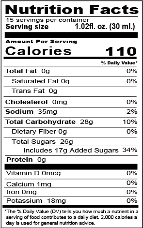 RETAIL SIZE - MANGO SYRUP | 600 G