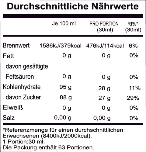 BLAUBEERESIRUP | 2,5 KG