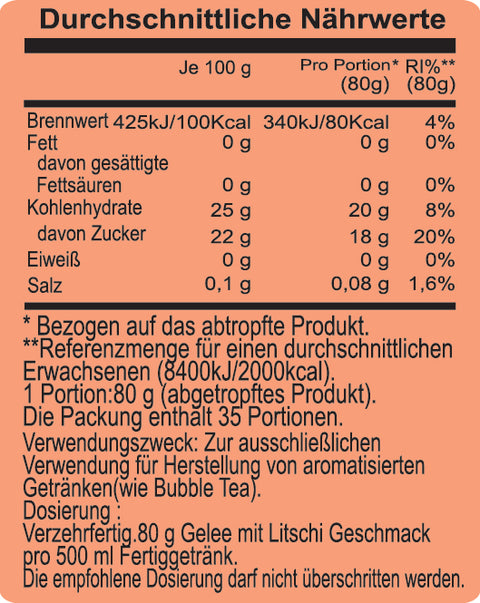 LITSCHIENENAT NTTATE COCO| 3,85 KG