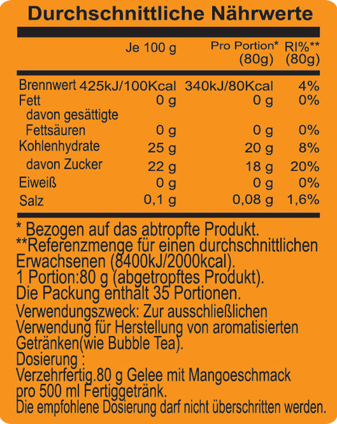 MANGO NATATE COCO | 3,85 KG