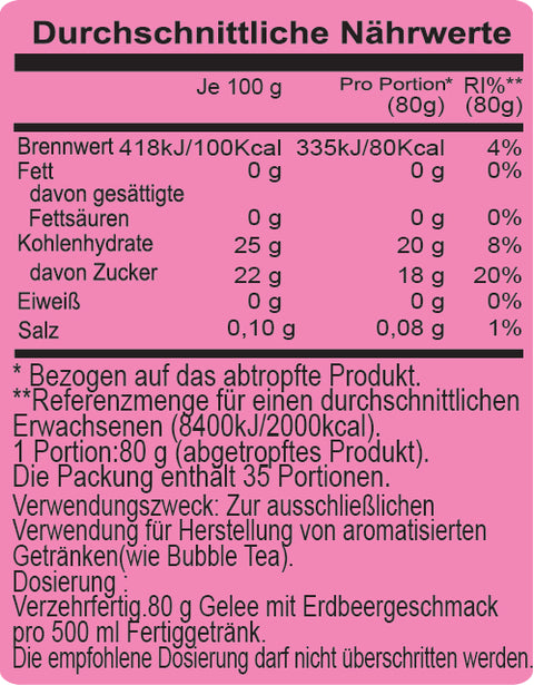ERDBEER-NATATE-COCO (HERZFORM) | 3,85 KG