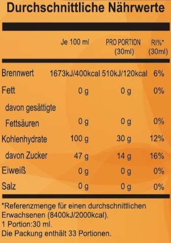 KARAMELLSIRUP | 1,3 KG