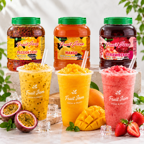 Bubble Tea Recipes:  Prepare Smoothie Using Possmei Jam