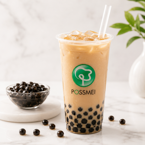 Bubble Tea Recipes:  Prepare Bubble Milk Tea Using Possmei Tea, Non-Dairy Creamer & Topping