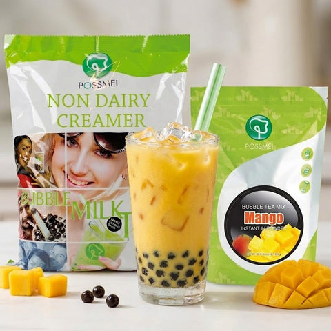 Bubble Tea Recipes:  Prepare Beverage Using Possmei Flavored Powder