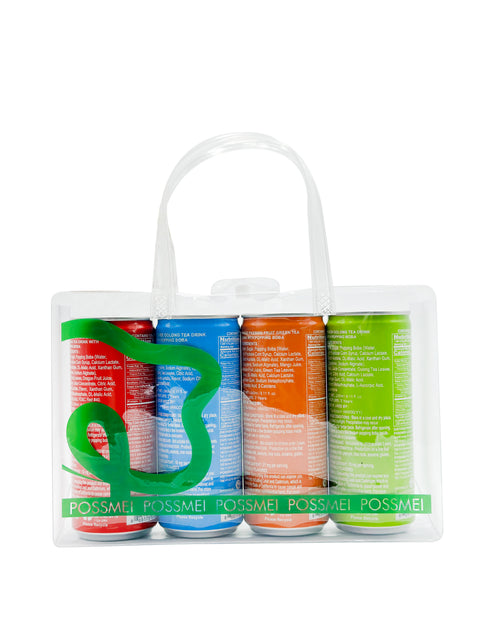 POPPING JACKY  (POPPING BOBA DRINK)  -ASSORTED FLAVORS  - 240ML*4 CANS/ PACK
