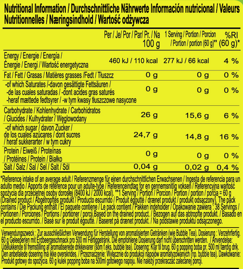 BOBA POPPING - MANGUE | 3,2 KG