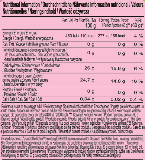 POPPING BOBA  - PÊCHE | 3,2 KG