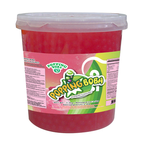 POPPING BOBA - RASPBERRY | 3.2 KG